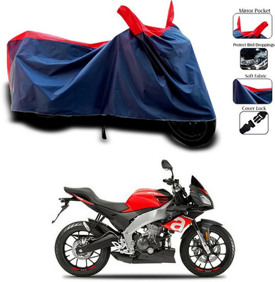 SEBONGO Waterproof Two Wheeler Cover for Aprilia(Red, Blue)
