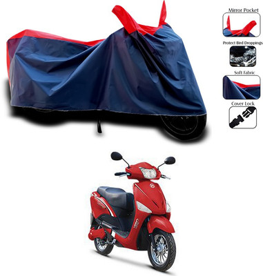 SEBONGO Waterproof Two Wheeler Cover for Hero(Red)