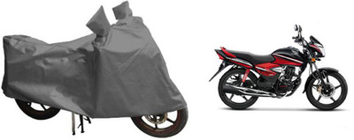 MOTOWORLD Waterproof Two Wheeler Cover for Honda(CB Shine, Grey)