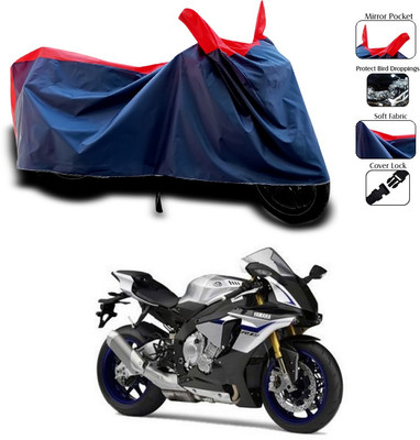 SEBONGO Waterproof Two Wheeler Cover for Yamaha(Red)