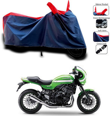SEBONGO Waterproof Two Wheeler Cover for Kawasaki(Red, Blue)