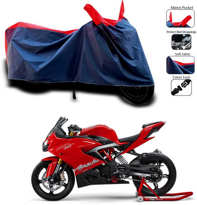 THE REAL ARV Waterproof Two Wheeler Cover for TVS(Red)
