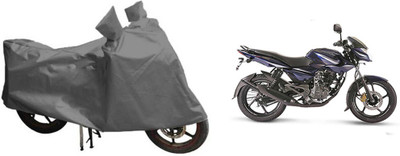 MOTOWORLD Waterproof Two Wheeler Cover for Bajaj(Pulsar 135 LS DTS-i, Grey)