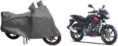 MOTOWORLD Waterproof Two Wheeler Cover for Bajaj(Pulsar 180 DTS-i, Grey)
