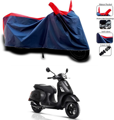 SEBOMGO Waterproof Two Wheeler Cover for Vespa(Red, Blue)