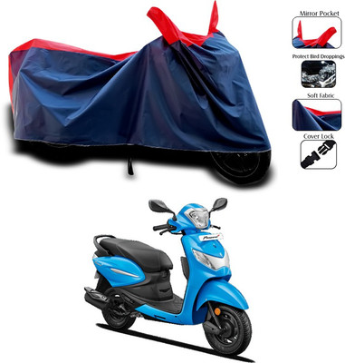 SEBONGO Waterproof Two Wheeler Cover for Hero(Red)