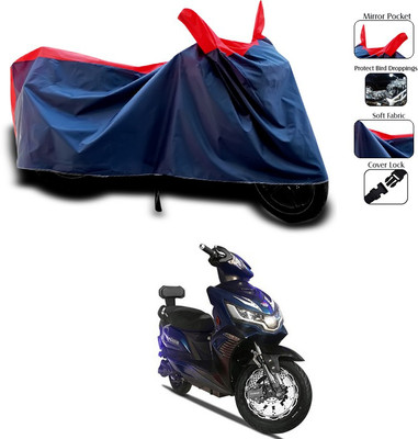 SEBONGO Waterproof Two Wheeler Cover for Okinawa(Red)
