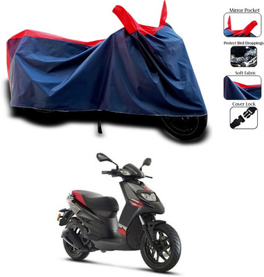SEBONGO Waterproof Two Wheeler Cover for Aprilia(Red, Blue)