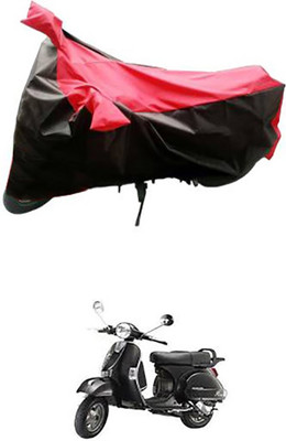 Blossom Trendz Two Wheeler Cover for LML(Red, Black)