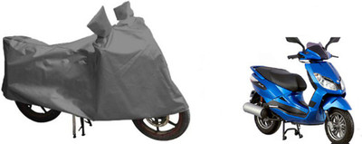 MOTOWORLD Waterproof Two Wheeler Cover for Bajaj(Sunny, Grey)