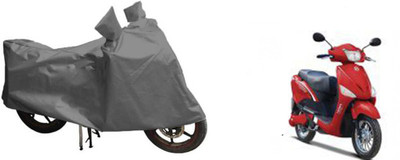 MOTOWORLD Waterproof Two Wheeler Cover for Hero(E Scoot, Grey)