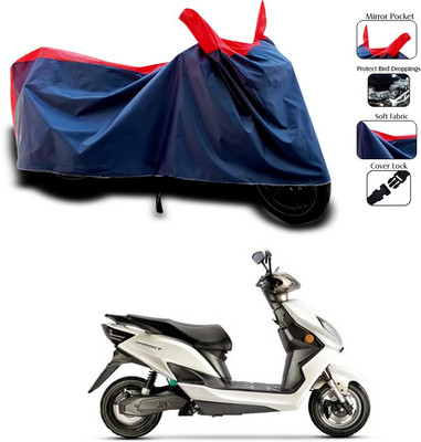 SEBONGO Waterproof Two Wheeler Cover for Evolet(Red)