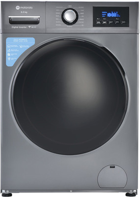 Motorola 8kg 5 Star Smart Wi-Fi Enabled Inverter Technology Fully Automatic Front Load with In-built Heater Grey(80FLIWBM5DG) Motorola 8kg 5 Star Smart Wi-Fi Enabled Inverter Technology Fully Automatic Front Load with In-built Heater Grey(80FLIWBM5DG)