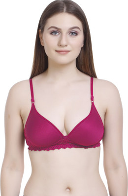 StyFun Women Push-up Lightly Padded Bra(Pink)