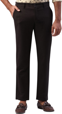 Raymond Slim Fit Men Black Trousers