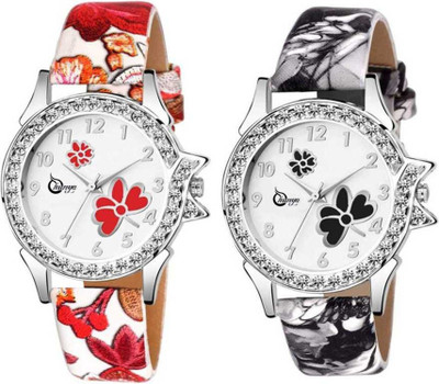 NEWMODIFIED NEW FLOWER MATRIX TWO SET WOMEN WATCH Analog Watch  - For Women