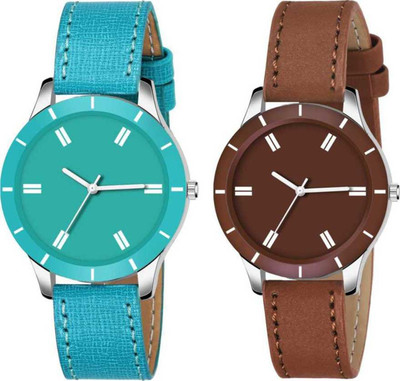 NEWMODIFIED TWO SET WOMEN COMBO CHANGE IT COLER WATCH Analog Watch  - For Women