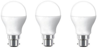 Ajay Sharma 7 W Basic Round B22 LED Bulb(White, Pack of 3)