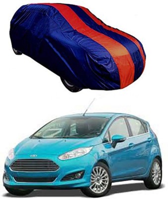 Royalrich Car Cover For Ford Fiesta Sport (Without Mirror Pockets)(Red, Blue)