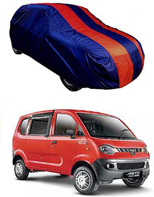 MotohunK Car Cover For Mahindra Jeeto (Without Mirror Pockets)(Red, Blue)