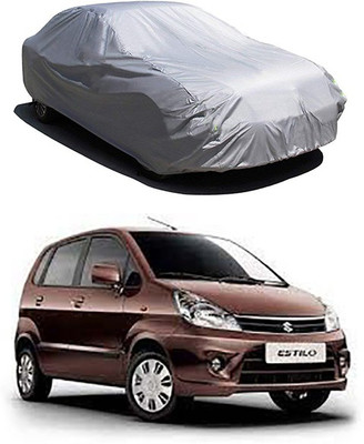 RAIN SPOOF Car Cover For Maruti Suzuki Zen Estilo (Without Mirror Pockets)(Silver)