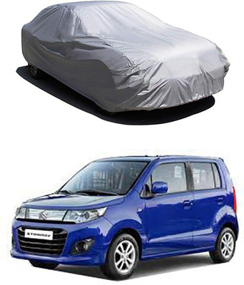 RAIN SPOOF Car Cover For Maruti Suzuki WagonR Stingray (Without Mirror Pockets)(Silver)