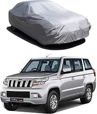 MotohunK Car Cover For Mahindra TUV300 (Without Mirror Pockets)(Silver)