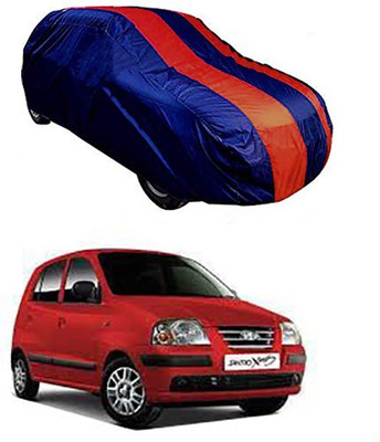 RAIN SPOOF Car Cover For Hyundai Santro Xing (Without Mirror Pockets)(Red, Blue)