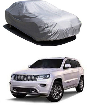 RAIN SPOOF Car Cover For Mahindra Jeep (Without Mirror Pockets)(Silver)