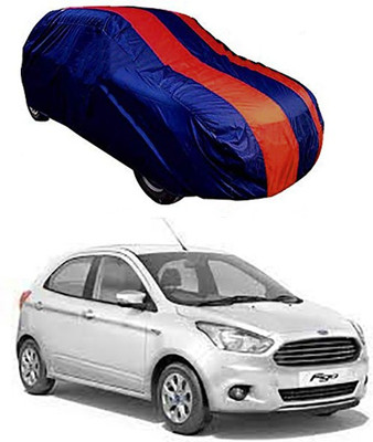 RAIN SPOOF Car Cover For Ford Figo (Without Mirror Pockets)(Red, Blue)