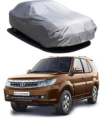 RAIN SPOOF Car Cover For Tata Safari Storme (Without Mirror Pockets)(Silver)