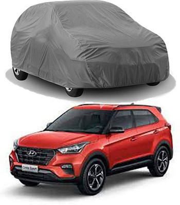MotohunK Car Cover For Jeep Compass (Without Mirror Pockets)(Grey)