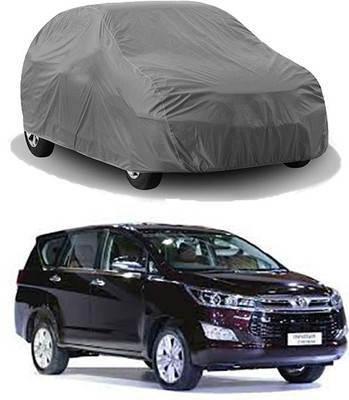 RAIN SPOOF Car Cover For Toyota Innova Crysta (Without Mirror Pockets)(Grey)
