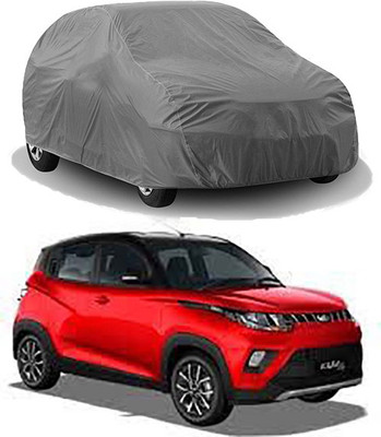 RAIN SPOOF Car Cover For Mahindra KUV100 (Without Mirror Pockets)(Grey)
