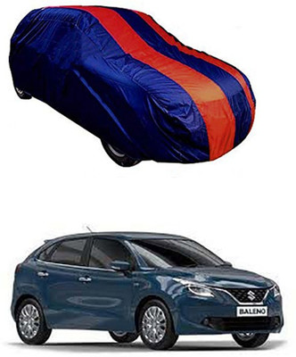 Royalrich Car Cover For Maruti Suzuki Baleno (Without Mirror Pockets)(Red, Blue)