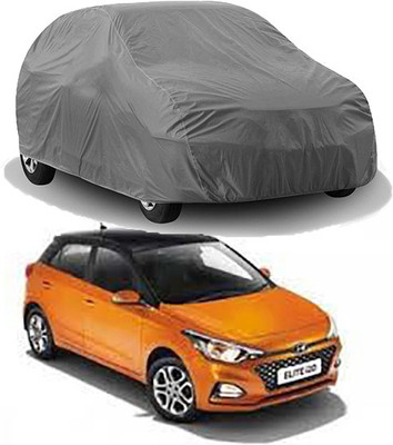 RAIN SPOOF Car Cover For Hyundai Elite i20 (Without Mirror Pockets)(Grey)