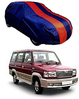 RAIN SPOOF Car Cover For Toyota Qualis (Without Mirror Pockets)(Red, Blue)