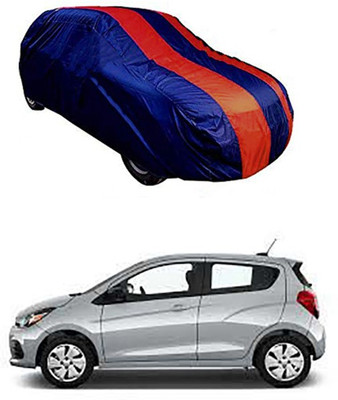 MotohunK Car Cover For Chevrolet Spark (Without Mirror Pockets)(Red, Blue)