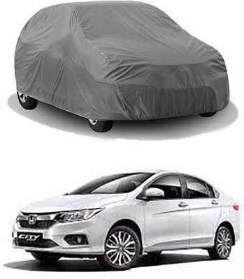 RAIN SPOOF Car Cover For Honda City ZX (Without Mirror Pockets)(Grey)