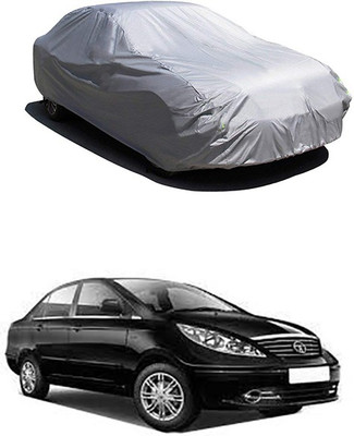 RAIN SPOOF Car Cover For Tata Manza (Without Mirror Pockets)(Silver)