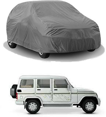 RAIN SPOOF Car Cover For Mahindra Bolero (Without Mirror Pockets)(Grey)