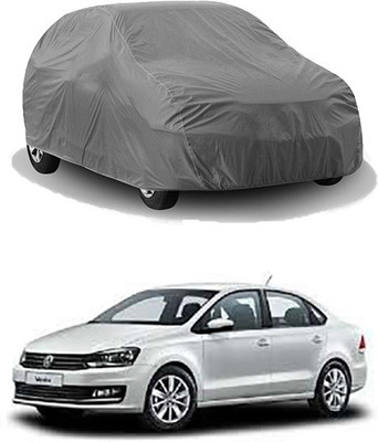RAIN SPOOF Car Cover For Volkswagen Vento (Without Mirror Pockets)(Grey)