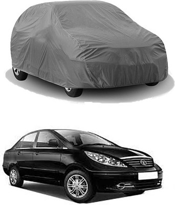 RAIN SPOOF Car Cover For Tata Manza (Without Mirror Pockets)(Grey)
