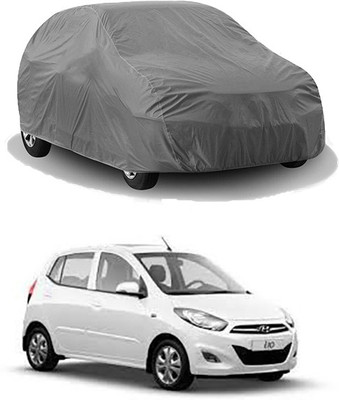 RAIN SPOOF Car Cover For Hyundai i10 (Without Mirror Pockets)(Grey)