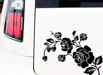 KICKWIX Sticker & Decal for Car & Bike(Black)