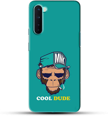 NDCOM Back Cover for OnePlus Nord Monkey Cool Dude Printed(Multicolor, Hard Case, Pack of: 1)