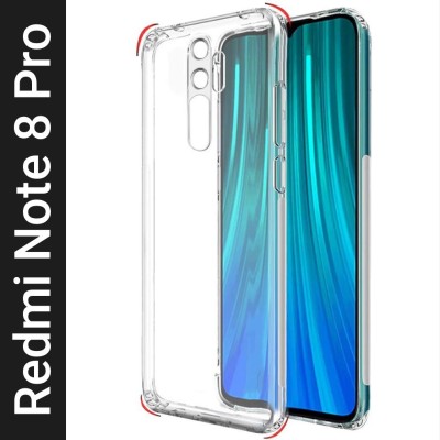 Aaralhub Back Cover for Mi Redmi Note 8 Pro(Transparent, Flexible, Silicon)