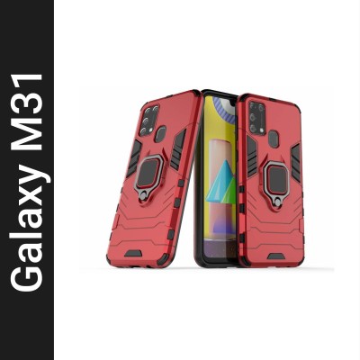 RUNICHA Back Cover for Samsung Galaxy F41, Samsung Galaxy M31(Red)