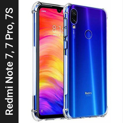 UNIQUE CREATION Back Cover for Mi Redmi Note 7 Pro, Mi Redmi Note 7, Mi Redmi Note 7S(Transparent, Flexible, Silicon)