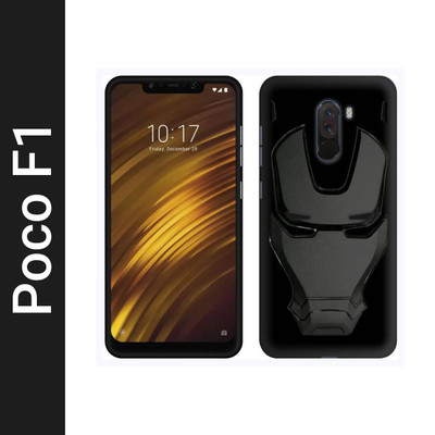 VAKIBO Back Cover for POCO F1(Black, Flexible)